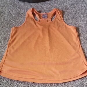 ZYIA Orange Crop Tank Top Relaxed Fit